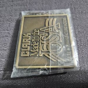 Clark Belt Buckle Made In The USA C.A.R.E. Remanufactured‎ Motors NOS